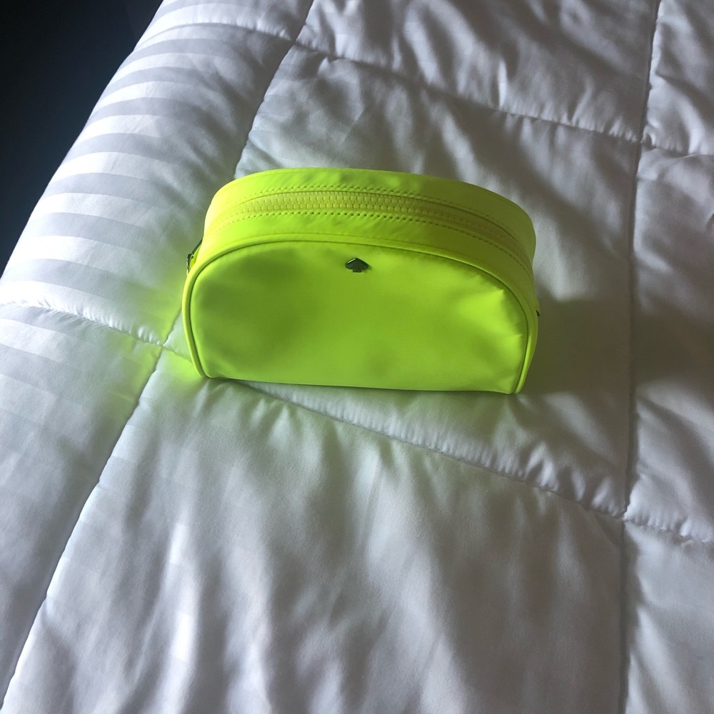 kate spade Neon Yellow Cosmetic Bag